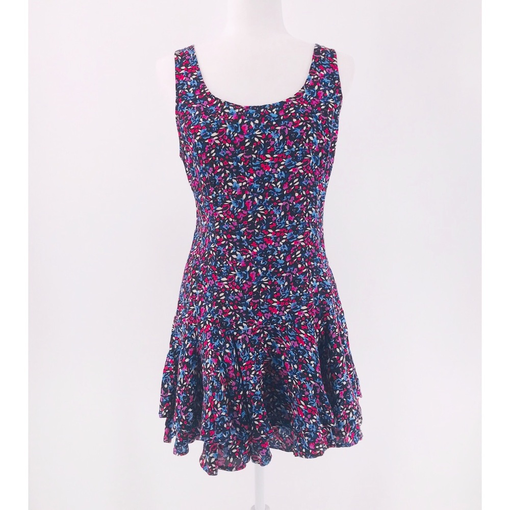 Free People Floral Ruffle Hem Dress